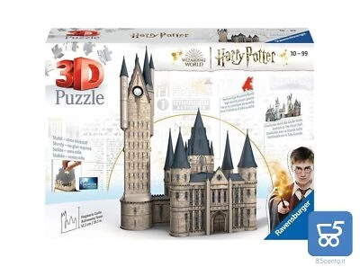 3D Puzzle Ravensburger Castello Torre Astronomia di Hogwarts Harry Potter 615 pz - Immagine 1 di 4