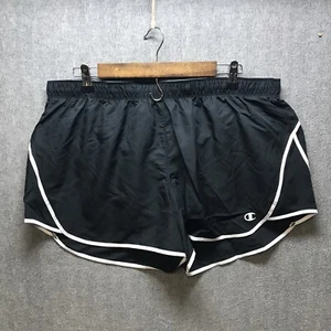 Champion Shorts Womens XL Black Pull On Lined Outdoor Workout Gym Elastic Waist - Picture 1 of 9