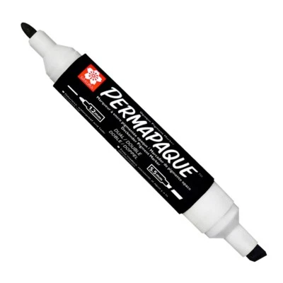 BLACK Sakura permapaque marker box of 12
