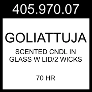 IKEA GOLIATTUJA Cndl profumato in vetro con coperchio/2 stoppini 405.970.07 - Foto 1 di 1