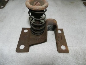 1967 - 81  Chevy Camaro hood striker latch & spring assembly   #11 - Picture 1 of 7