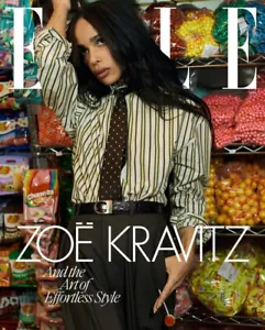 ELLE-MARCH 2025-ZOE KRAVITZ-NEW-FAST SHIPPING - Imagen 1 de 1