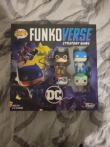 Funko Pop Funkoverse Strategy Game DC Batman Joker Harley Batgirl #100 - Picture 1 of 9