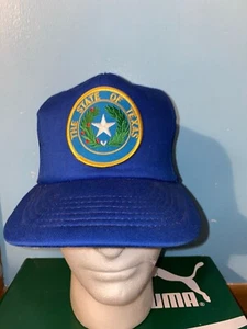 The State of Texas Mütze blau Druckknopflasche Netz belüftet Staat Einheitsgröße - Bild 1 von 5