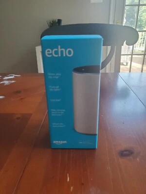 Amazon Echo Smart Assistant - Gray Fabric - Image 1 of 4