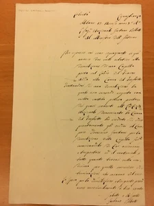 Autogrammbrief von Gaetano Bellotti - Bild 1 von 1