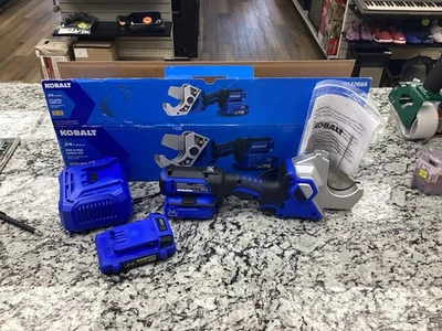 Kobalt 24V Li-Ion PVC & PEX Cutter Kit w/ Batt & Charger - Image 1 of 3