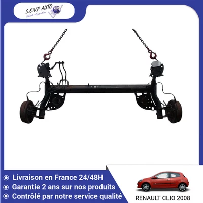 🇫🇷 TRAIN ARRIERE RENAULT CLIO III 2005- ➤7701477390 ♻️ - Photo 1/2