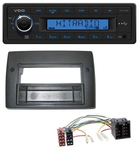 VDO AUX 1DIN MP3 USB Autoradio für Fiat Stilo 192 01-08 Profiversion Ablagefach - Bild 1 von 5