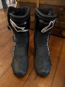 Alpinestars SMX-6 v2 Stiefel - Black/Yellow, 42 -Size 8 - Picture 1 of 13