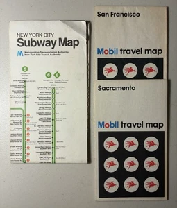 Mapa del metro de la ciudad de Nueva York 1979 NYC TA, revisado verano 1983 - Imagen 1 de 13