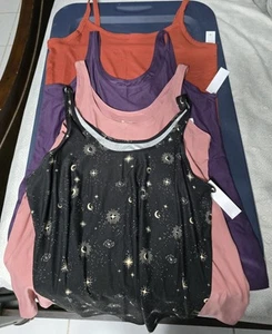 No Boundaries Tank Tops Set Of 4 Plus Size XXXL New - Picture 1 of 14