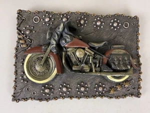 Harz 3D Vintage Retro Stil Motorrad Wandkunst für Männerhöhle, Garage 5 x 7 - Bild 1 von 7