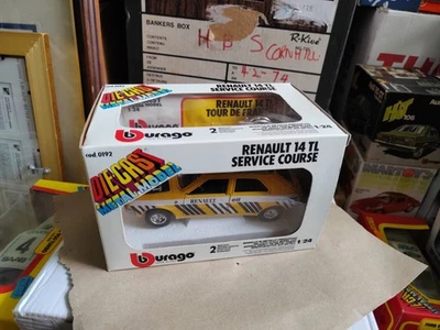 Modelo en caja 1/24 vintage Bburago Renault 14 TL Tour De France  Foto 1 de 4