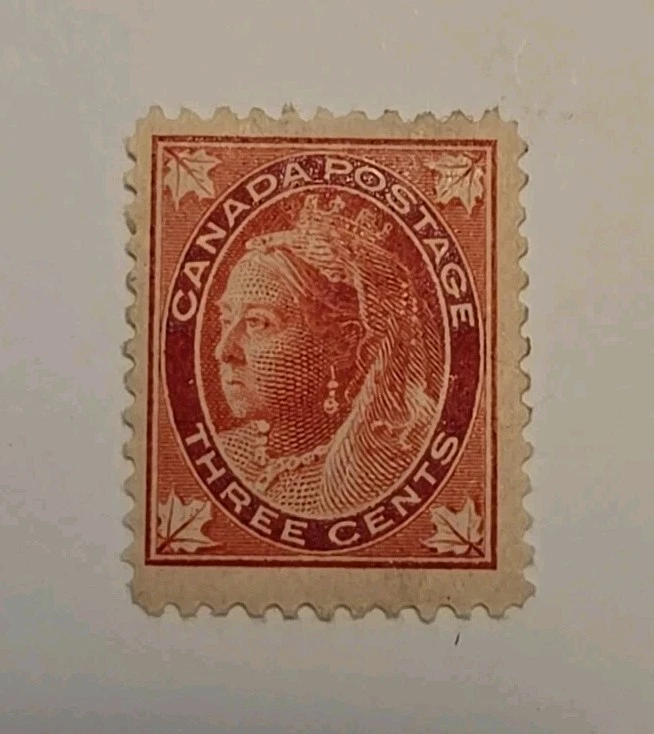 Canada Scott 69 Queen Victoria Maple Leaf Issue 1898 F-VF MH - Image 1 of 1