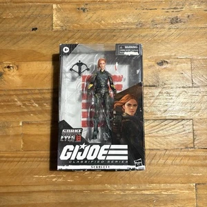 GI Joe Classified Snake Eyes Origins Movie Scarlett Action Figure NEW - Picture 1 of 3