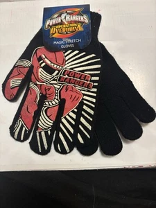 Vintage Power Rangers Operation Overdrive Magic Stretch Gloves NEW Rare HTF  NWT - Picture 1 of 7