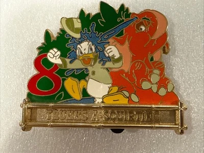 DISNEY WDI JINGLE CRUISE MYSTERY PIN 12 DAYS OF CHRISTMAS 8 TRUNKS A SQUIRTING - Image 1 of 2