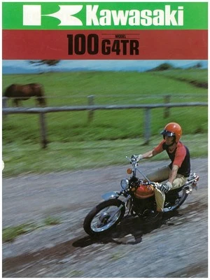 KAWASAKI Brochure G4TR 100 1973 Sales Catalog REPRO - Image 1 of 2