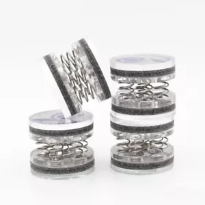4er-Pack Feder Lautsprecher Spitze stoßfest Isolierung Plattenspieler Füße Ständer Kegelpads - Bild 1 von 7