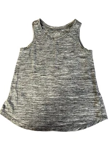 Justice  Girls Tank Top, Size 8 Gray,Black,White Sleeveless - Picture 1 of 6