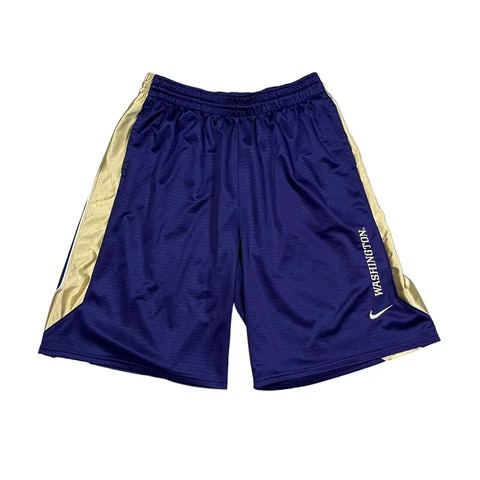 Nike University of Washington Huskies Mens Size XL Shorts Athletic Gym Running Cover
