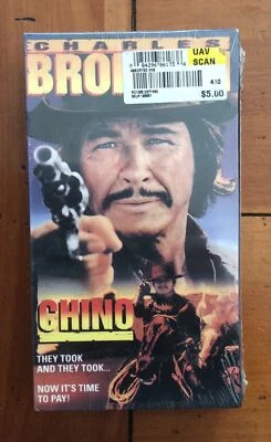 Chino (VHS 1991 Gemstone Entertainment) Charles Bronson Jill Ireland Sealed - Image 1 of 4