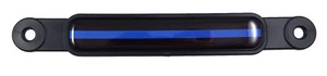 Thin Blue Line Police Flag Emblem Screw On Car License plate Decal badge - Imagen 1 de 4