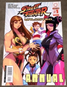 Street Fighter Unlimited Annual #1 CVR A (Chun-Li, Ibuki, Sakura, Juri) - New - Picture 1 of 3