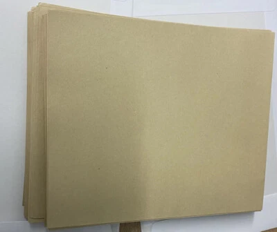 THE PAPERMAN Hochwertiges starkes Geschenkpapier/Einpackpapier braun recycelt 520x660mm 70gsm