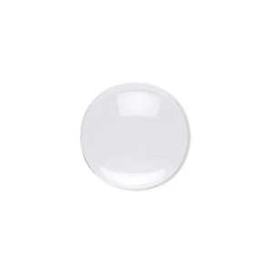 6 Clear Glass 20mm ROUND Picture Pebbles that Magnify Images * - Picture 1 of 1