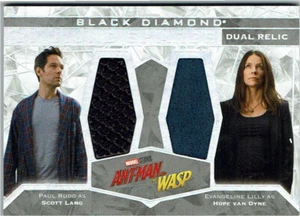 Marvel Black Diamond 2021 Shards Relic DS2-AMW Paul Rudd & Evangeline Lilly - Picture 1 of 1