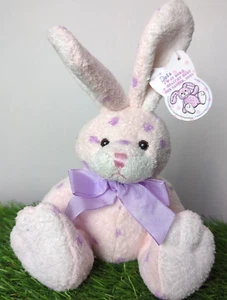 Plushland American March Of Dimes Pink & Purple Dots Plüschhase Punkte 2003 - Bild 1 von 7