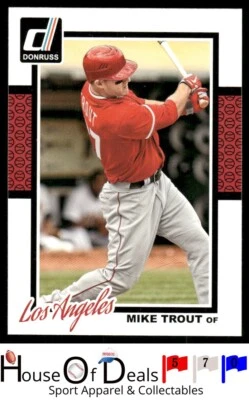 2014 Donruss #112 Mike Trout Los Angeles Angels Baseball Card - Image 1 of 2