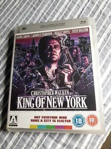 KING OF NEW YORK. Bluray + DVD. 2Disc. ARROW Video.Brand New,Sealed.Reg B,2 - Picture 1 of 4
