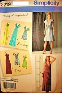Miss Simplicity 2219 Pattern Mid Century Boho Dresses UNCUT FF Size 6-8-10-12-14 - Picture 1 of 4