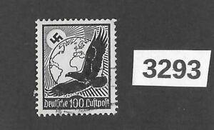 #3293 timbre-poste de la poste aérienne d'occasion 1934 / PF100 Sc C54 Troisième Reich Allemagne 