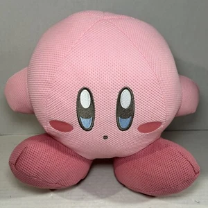 12”x13.5” Large Jumbo Nintendo Kirby Waffle Weave Plush Toy SK Japan Pink - Picture 1 of 7