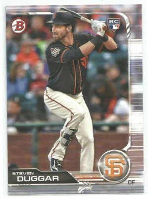 Steven Duggar San Francisco Giants 2019 Bowman Rookie Card - Image 1 of 3