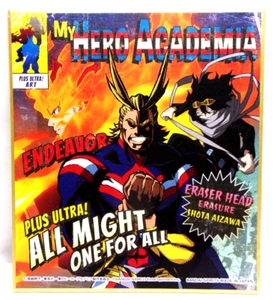 Borrador All Might Endeavor - Tablero de ilustración de tarjeta de arte My Hero Academia - Japón - Imagen 1 de 3