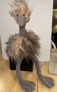 Jellycat Plush Stuffed Odette Ostrich Pink Grey Flamingo 19” Plush - Picture 1 of 8
