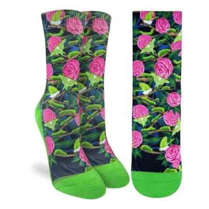 Luna Caterpillars & Moths Women's Active Fit Crew Socks Size 9-11 Good Luck New5 - Picture 1 of 1