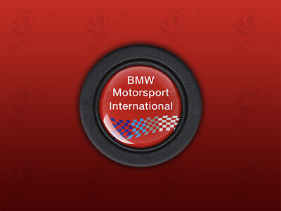 Bmw Motorsport International Red Steering Wheel Horn Push Button 60mm Omp Momo • 23.07€