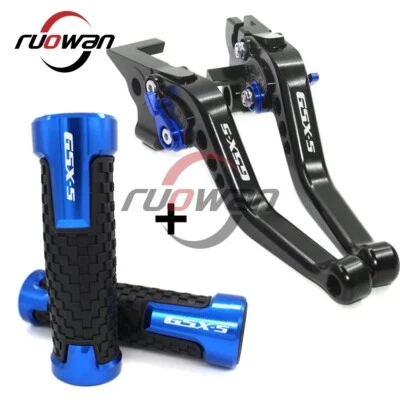 Palancas de embrague de freno ajustables cortas CNC aptas para Suzuki GSX-S GSXS 750 1000/F Foto 1 de 4