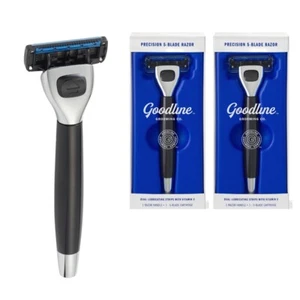 Goodline Grooming Co.Precision 5-blades razor Dual Lubricating Strips with Vit E - Picture 1 of 9