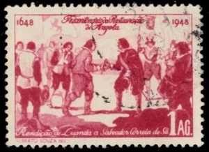 ANGOLA 309 - Restoration of Angola "Surrender of Luanda" (pb69226) - Picture 1 of 1