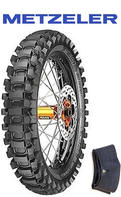 NEUMÁTICO TRASERO TODOTERRENO METZELER + TUBO 120/80-19 MIDHARD DIRT MC360 HUSQVARNA Foto 1 de 4