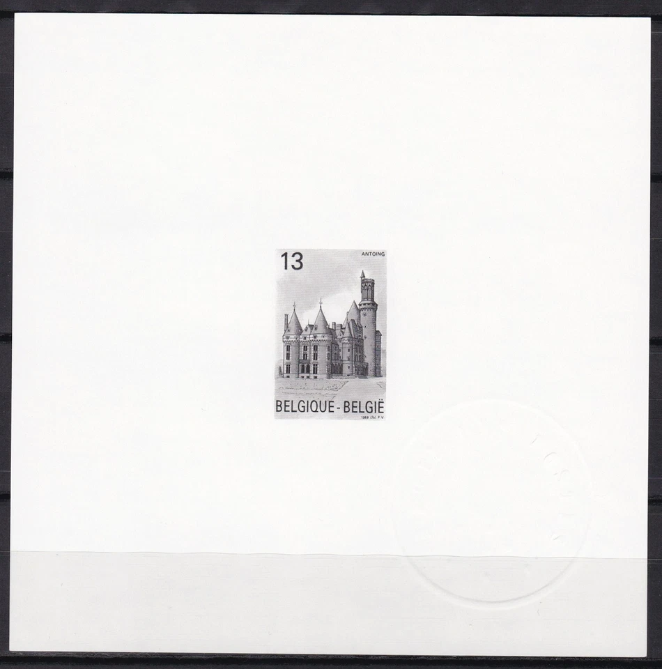 Bélgica Sc1320 Arquitectura, Castillo de Antoing, Antoing, prueba de ministro Foto 1 de 1