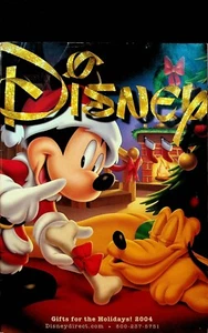 Walt Disney Catalog Holidays 2004 Mickey Mouse Santa Claus Pluto Fashion Clothes - Picture 1 of 3