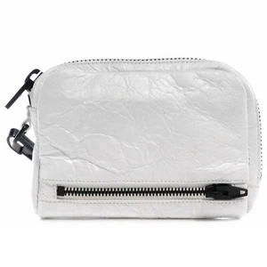Alexander Wang Large Fumo Wallet Wristlet White Leather - Picture 1 of 11